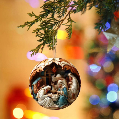 5 Colgante De Árbol De Navidad, Adorno Colgante De Estilo C