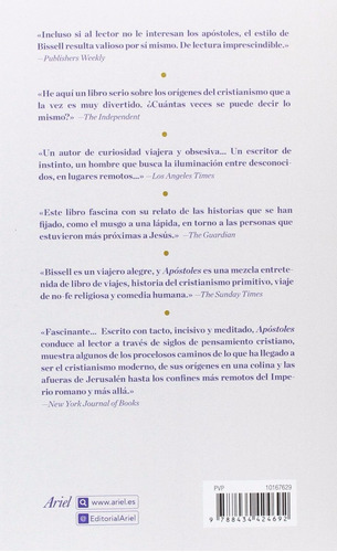 Tom Bissell Apóstoles la historia de los discípulos de Jesús tapa dura editorial Ariel en español 2016