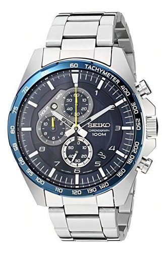 Reloj Seiko Para Hombre Ssb321 De Cuarzo Japonés En Acero