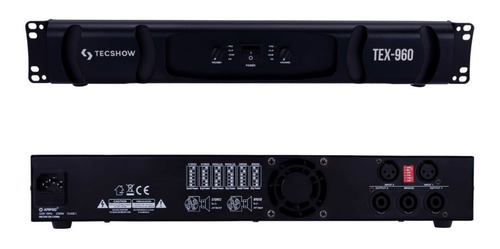Amplificador Potencia Digital Tecshow Tex 960 Clase D Cuotas