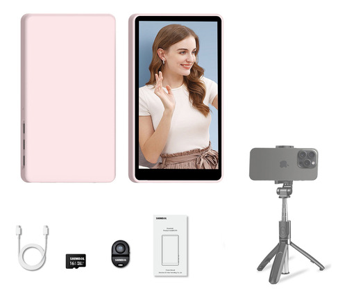 Pantalla Para Selfies Shimbol Snambol Cp5 Con Funda De Silic