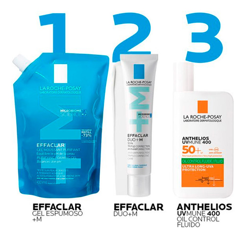 Limpiador Facial La Roche Posay Effaclar Gel 400ml Refill