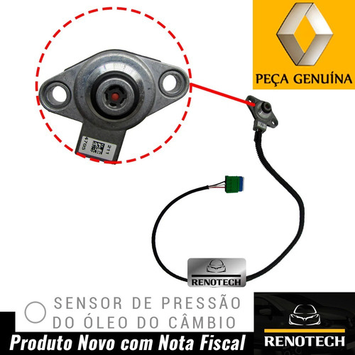 Sensor Pressao Camb Dp0 Megane Ii 2.0 16v 06 A 13 7700100009
