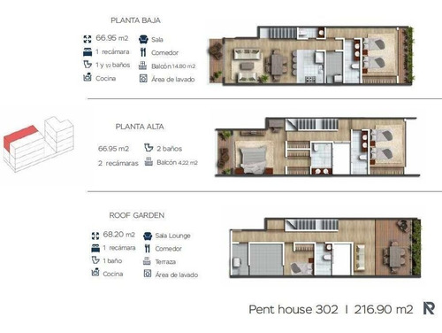 Imagen 15 de 19 de Penthouse De 4 Recámaras, En Col. Del Valle