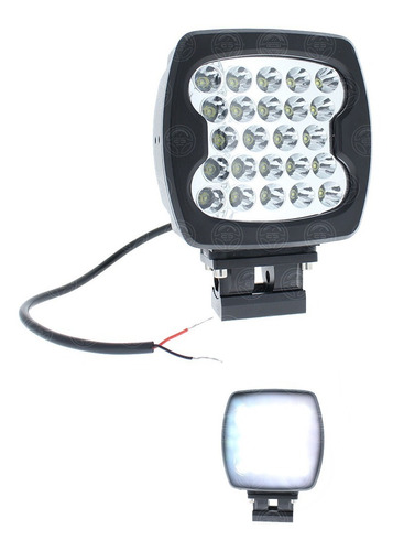 Mega Faro Cuadrado 24 Hiper Led 5.5 Pulgsuper Potente 4x4 