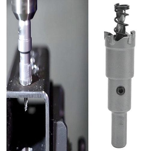 Kit Broca Serra Copo Videa Jogo 21mm 22mm P/ Aço Inox Metais