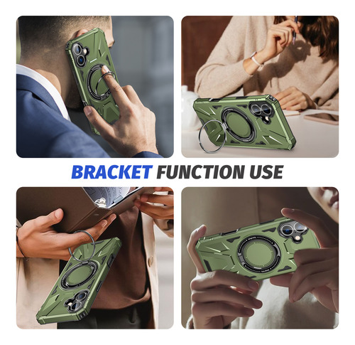 Funda Magsafe Anillo 360 Protección Para iPhone 11/12/13/14