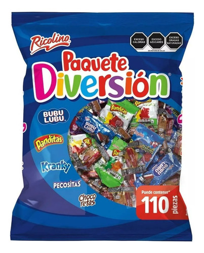 Paquete Diversion Ricolino 1.380kg