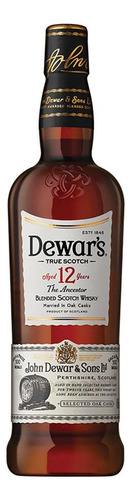 Pack De 4 Whisky Dewars Blend 12 Años 750 Ml