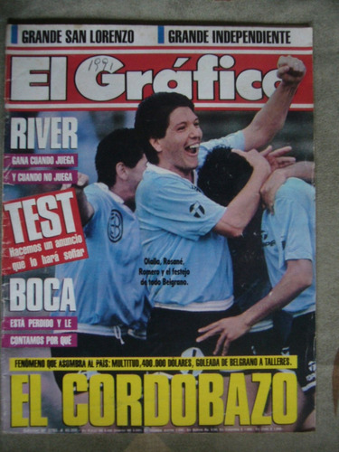 Belgrano De Cordoba / El Grafico 3760 / 1991 Carasucias
