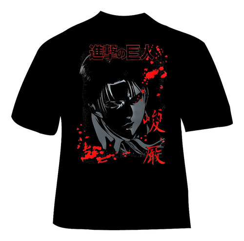Polera Attack On Titan: Ataque De Titanes - Ver 06 - Levi