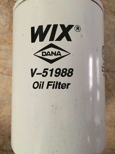 Filtro De Aceite Wix 51988. Isuzu 6c, Encava600/c70.