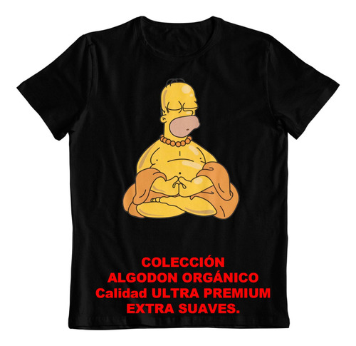 Polera - Dtf - Algodon Organico - Simpson Homero
