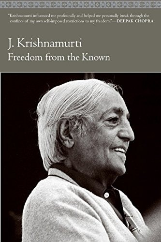Book : Freedom From The Known - Jiddu Krishnamurti