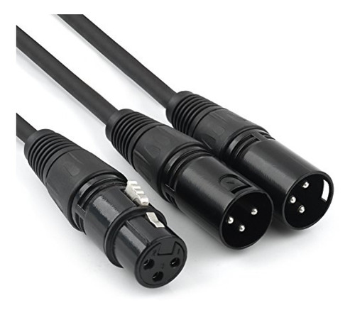 Cable Microfono Disino Cable Divisor Xlr, 3 Pines Xlr Hembra