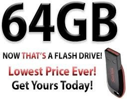 Imagen 5 de 8 de Pendrive Sandisk 64gb Cruzer Blade Flash Promo