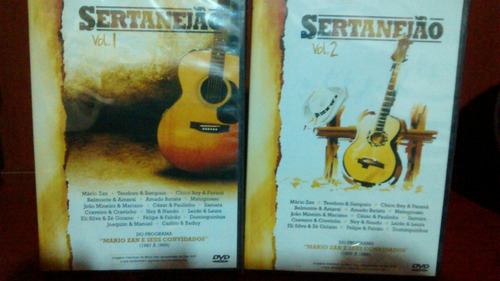 Dvd Sertanejao Vol.1 E 2 Mario Zan E Convidados Novo Lacrado