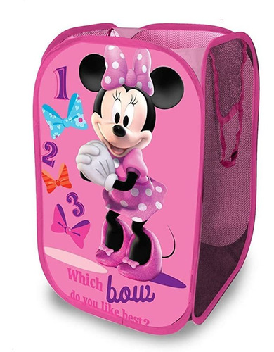 Disney Minnie Mouse Cesto Para La Ropa, Minnie Mouse