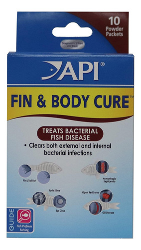 Fin And Body Cure Medicamento Enfermedades Bacterias Peces