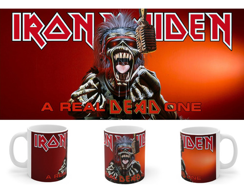 Rnm-0460b Taza Tazon Iron Maiden A Real Dead One (version 2)