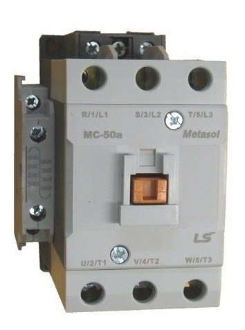 Contactor Trifasico Mc-50a 110vca 50a 22kw Ls Metasol Aux