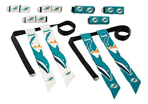 Set De Fútbol Con Bandera Franklin Sports Nfl Miami Dolphins