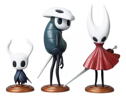 3 Figuras De Hollow Knight Gkhollow Knight De 6,5 Pulgadas