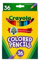 Comprar Caja 36 Lápices Colores Redondos + Sacapuntas Dibujo Crayola
