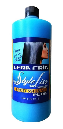 Cera Fria Azul Style Liss Professional 1 Lt