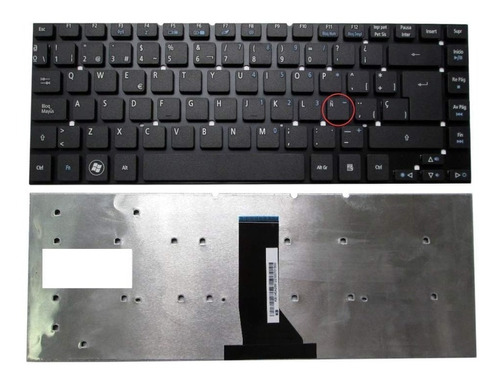 Teclado Notebook Acer V3-431 V3-471 V3-471g Negro Español