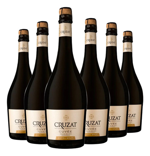 Champagne Espumante Cruzat Cuvee Extra Brut 6x750cc