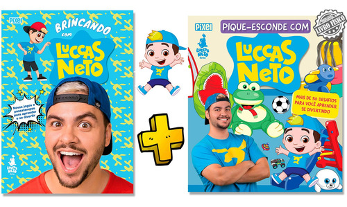 Kit Pique-esconde Com Luccas Neto + Brincando Com Luccas Net