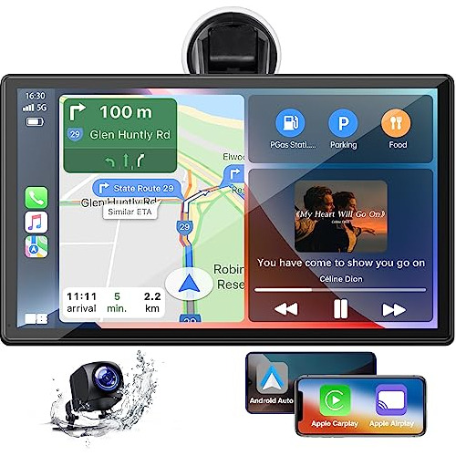 Carplay Inalámbrico De 9 Pulgadas Cámara De Respaldo ...