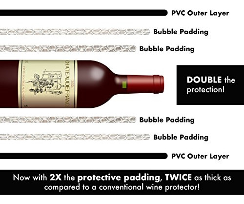 Protector De Botella De Vino Reutilizable Para Viaje (paquet