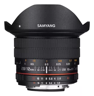 Samyang 12mm F2.8 Ultra Wide Fisheye Lens For Canon Eos Ef