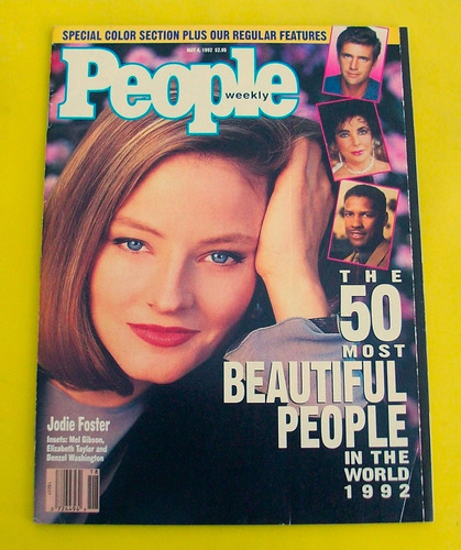 Jodie Foster People Xuxa Marky Mark Jason Priestley Iman