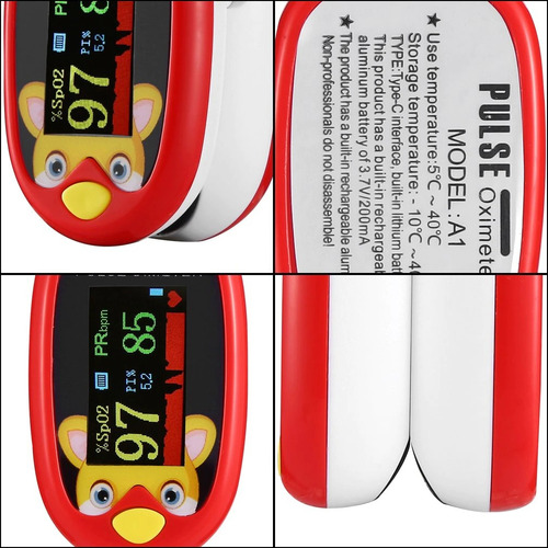 Oximetro Pediatrico Neonatal Recien Nacido Pulso Recargable