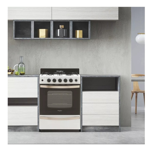 Imagen 7 de 9 de Cocina Whirlpool 56 Cm Blanca Wfb57dw Gas - Super Oferta