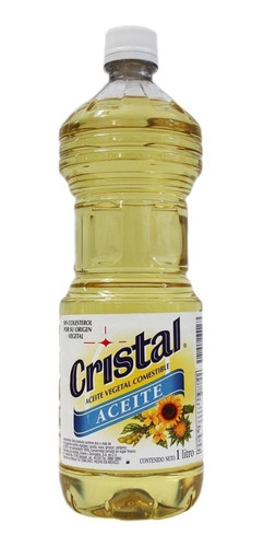 Caja De Aceite Cristal De 1 Litro Con 12 Botellas