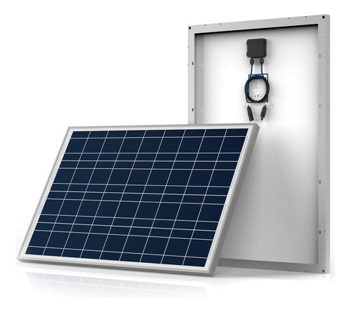 Panel Solar Poliester 100 W 12 V Conector Pv Para Carga Rv 1