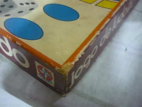 Antigo Jogo Ludo e Ludo Real Estrela Anos 70