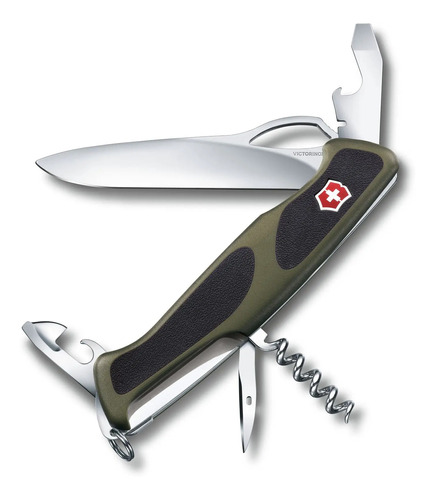 Navaja Victorinox Ranger Grip 61 11 Usos Verde/negro 130mm