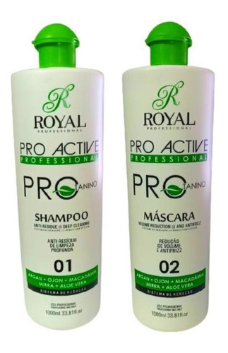 Kit Progressiva Royal Protanino 2x1l Pro Active Sem Formol