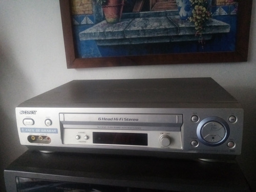 Imagen 1 de 5 de Vhs Videocasetera Vhs Sony Funcionando Bien