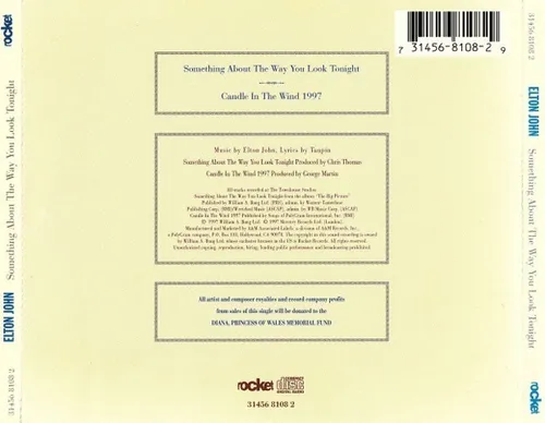 Cd Elton John - Candle In The Wind Lady Diana Tribute (Usado)