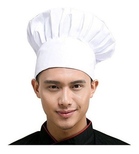 Hyzrz Chef Hat Adulto Ajustable Elastico Panadero Cocina Coc