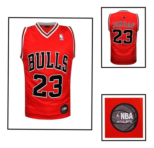 Imagen 1 de 7 de Camiseta Nba Michael Jordan 23 Chicago Bulls Basquet Cuotas