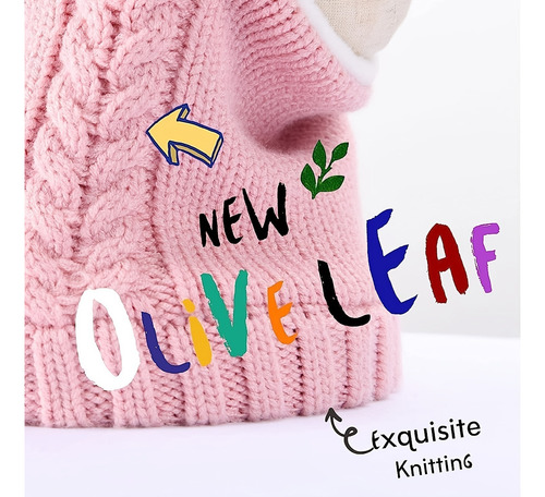 Conjunto De Gorro Y Bufanda De Invierno For Bebés Y Niños,