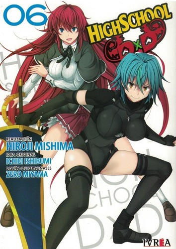 Manga Highschool Dxd Vol. 6 Ivrea Argentina