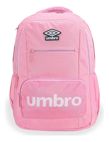 Mochila Umbro® Casual Deportiva Porta Laptop Hasta 16 Inch Color Rosa